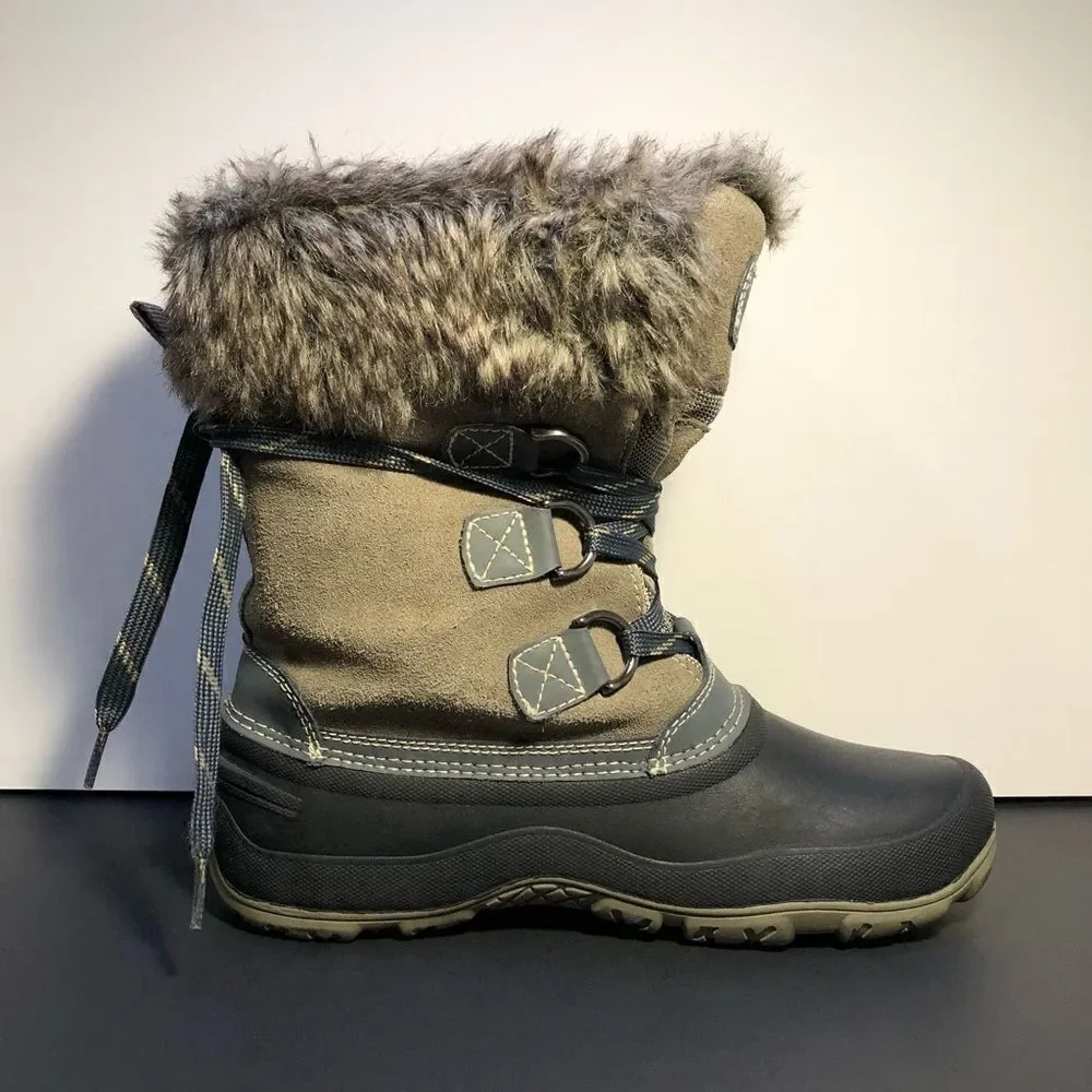 Womens KHOMBU Slope Faux Fur Winter Boots / Size 7